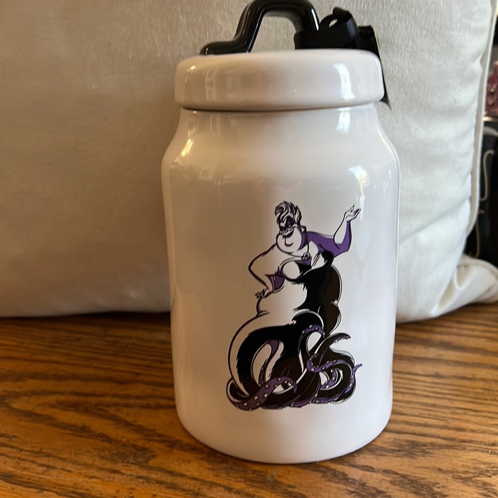 COPY - Rae Dunn Unfortunate Souls Disney Villain Canister